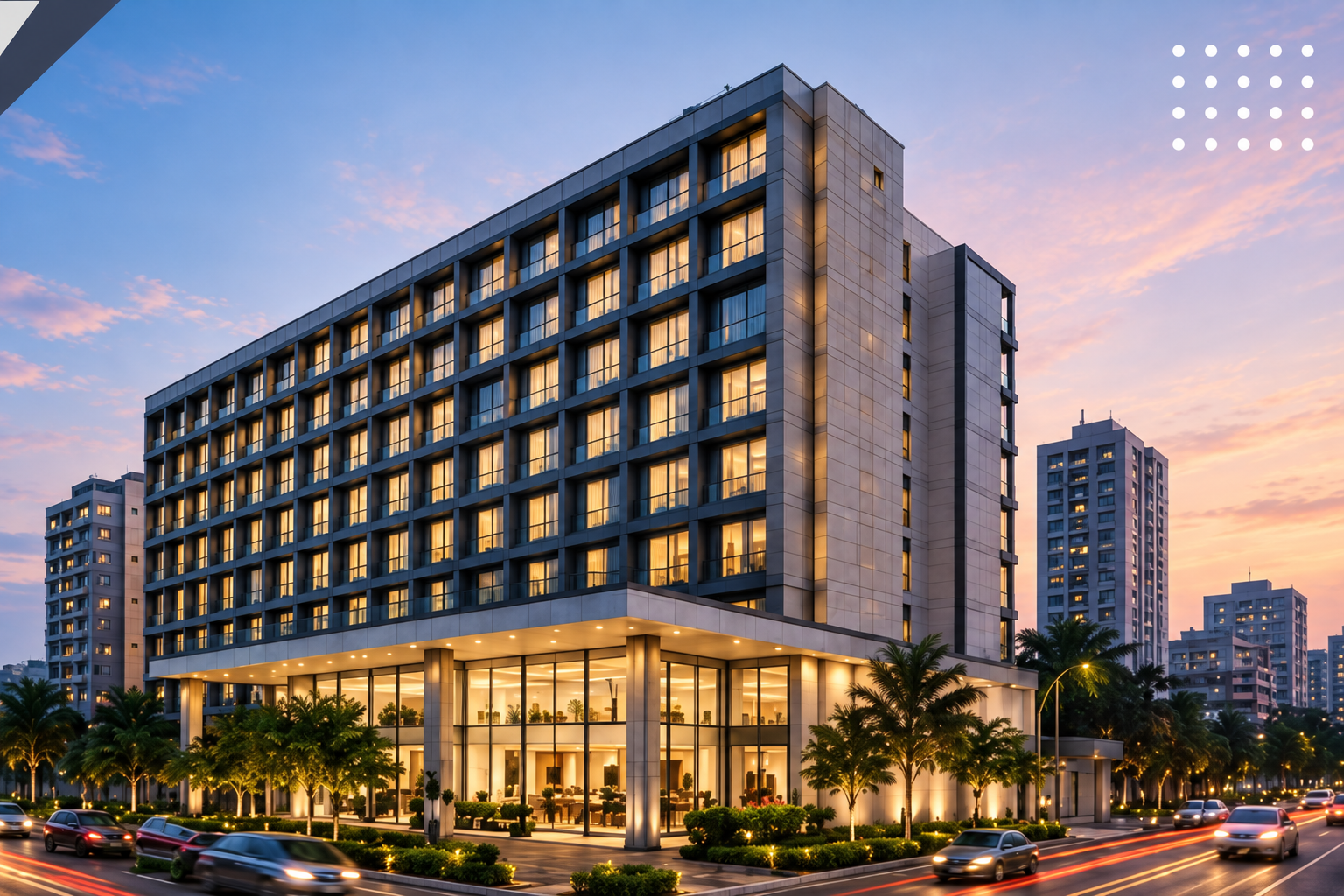 Kolkata Sarovar Dusk Facade